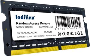 Оперативная память indilinx 8гб DDR5 sodimm 4800 мгц IND-ID5n48SP08X