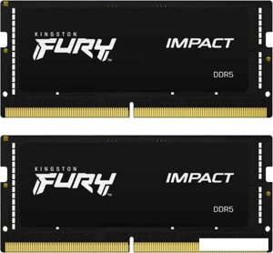 Оперативная память kingston FURY impact 2x32гб DDR5 5600мгц KF556S40IBK2-64