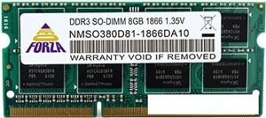 Оперативная память neo forza 8GB DDR3 sodimm PC3-12800 NMSO380D81-1600DA10