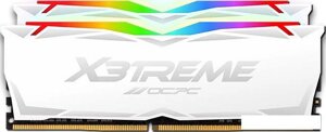 Оперативная память OCPC X3 RGB white 2x32гб DDR4 3200 мгц MMX3a2K64GD432C16W