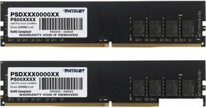 Оперативная память Patriot Signature Line 2x8GB DDR4 PC4-25600 PSD416G3200K