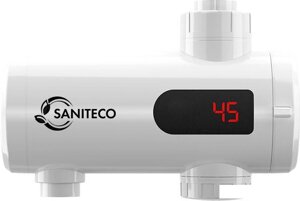Проточный электрический водонагреватель на кран Saniteco WM-004 (белый)