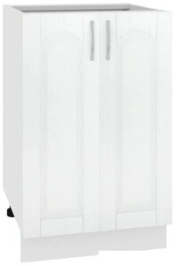 Шкаф напольный Кортекс-мебель Корнелия Ретро НШ50р без столешницы (ясень белый)