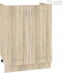Шкаф напольный Кортекс-мебель Корнелия Ретро НШ80м без столешницы (дуб сонома)