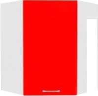 Шкаф навесной Кортекс-мебель Корнелия Мара ВШУ угловой (красный)