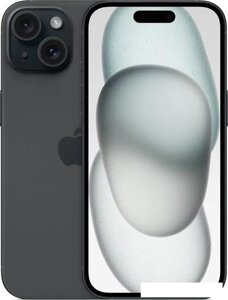 Смартфон Apple iPhone 15 Dual SIM 256GB (черный)
