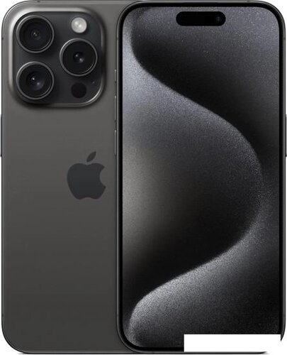 Смартфон Apple iPhone 15 Pro 1TB (черный титан)