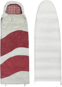 Спальный мешок Atemi Quilt 200RN (правая молния, серый/красный)
