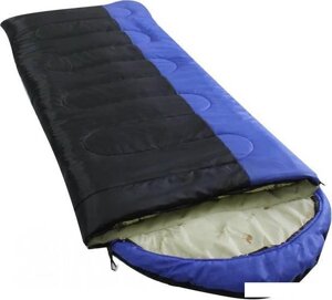 Спальный мешок BalMax Аляска Camping Plus Series -10 (правая молния, синий/черный)