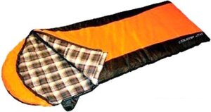 Спальный мешок Campus Cougar 250 R-zip (правая молния, оранжевый/черный)