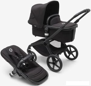 Универсальная коляска Bugaboo Fox 5 (2 в 1, midnight black/midnight black/black)