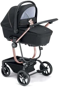 Универсальная коляска CAM Taski Sport Tris (3 в 1, розовый медвежонок/черный-розовый)