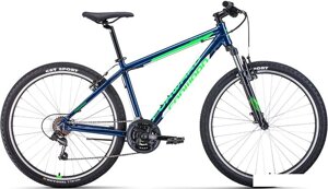 Велосипед Forward Apache 27.5 1.0 Classic р. 19 2022 (синий/зеленый)