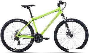 Велосипед Forward Sporting 27.5 2.0 D р. 17 2023 (ярко-зеленый/серебристый)
