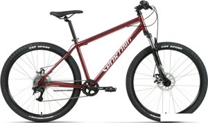 Велосипед Forward Sporting 27.5 2.3 D р. 17 2022 (темно-красный/серебристый)