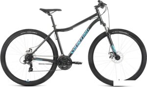 Велосипед Forward Sporting 29 2.2 D р. 19 2022 (черный/бирюзовый)