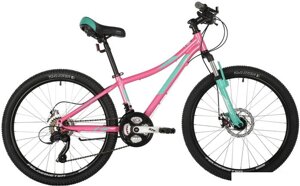 Велосипед Foxx Camellia 24 Disc р. 12 2021 (розовый)
