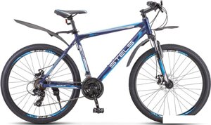 Велосипед Stels Navigator 620 MD 26 V010 р. 14 2023 (тёмно-синий/голубой)