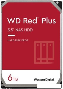 Жесткий диск WD red plus 6TB WD60EFZX