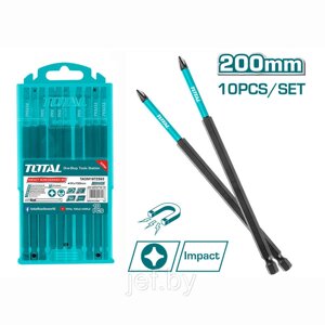 Бита ударная PH1 200 мм (10 шт) TOTAL TACIM16PH183