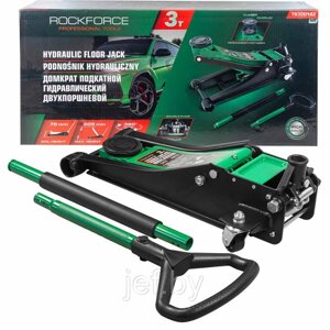 Домкрат подкатной гидравлический 3 т ROCKFORCE RF-T830018Z HT