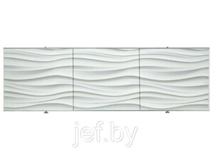 Экран под ванну 3D 1,5м волна белая PERFECTO LINEA 36-031507