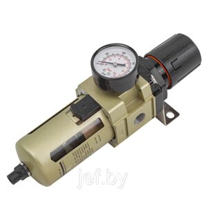 Фильтр-регулятор с индикатором давления для пневмосистем 1/2 FORSAGE F-AW4000-04D