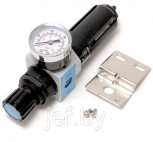 Фильтр-регулятор с индикатором давления для пневмосистем 1/4"максимальное давление 10bar пропускная