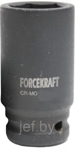 Головка ударная глубокая 3/4" 60мм 6-гранная FORCEKRAFT FK-46510060