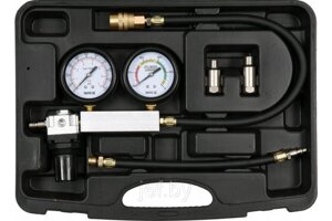 Компенсатр, набор для измерения компрессии бензинового двигателя 7MPa (4 предмета) YATO YT-73055