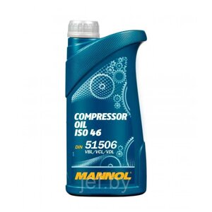 Масло компрессорное минеральное 1л Compressor Oil ISO 46 MANNOL 4036021140100