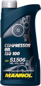 Моторное масло compressor oil 1л MANNOL 4036021140001