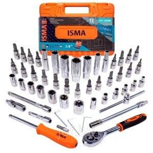 Набор инструмента 53 предмета ISMA ISMA-2531-5 EURO