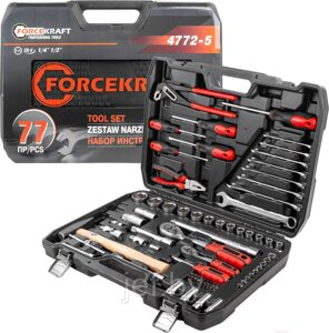 Набор инструментов 77 предметов FORCEKRAFT FK-4772-5