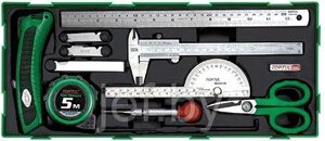 Набор-сет измерительного инструмента 11 предметов TOPTUL GTB1107