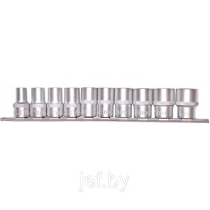 Набор торцевых головок 1/2" 12-ти гр. CrV 10шт. 10-22мм STELS 13638