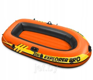 Надувнаялодка двухместная Explorer PRO 200 196х102х33 см + весла пластик INTEX 58357NP