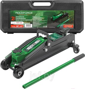 Домкрат подкатной гидравлический 2т в кейсе ROCKFORCE RF-DT2502F