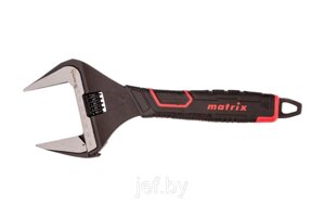 Ключ разводной тонкие губки фосфатированный 2-х комп рукоятка 300 мм CrV PRO MATRIX 15579