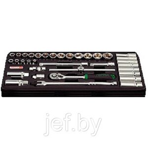 Набор-сет головок 3/8" 35 предметов TOPTUL GTB3503