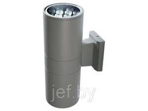 Светильник фасадный PWL-300110/30D 2x12w 6500K GR (серый) JAZZWAY 5015128B