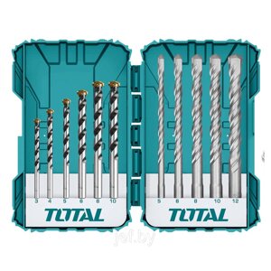 Набор сверл по бетону и буров SDS-plus (11 шт) TOTAL TACSDL31101