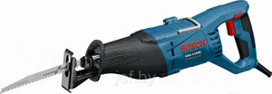 Сабельная пила GSA 1100 E + 2 пильных полотна 1100 Вт BOSCH 060164C800