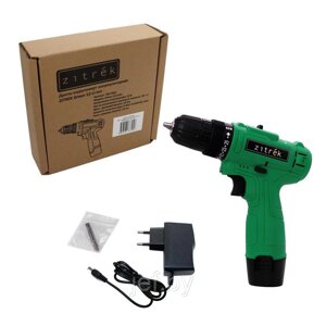 Дрель-шуруповерт аккумуляторная Green 12-Li-ion ZITREK 063-4041
