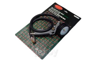 Пистолет для подкачки шин с монометром и шлангом 1м (0-15bar) ROCKFORCE RF-STG-32