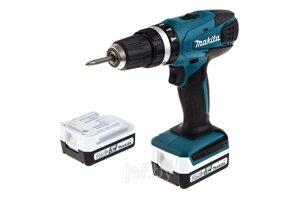 Аккумуляторная ударная дрель-шуруповерт HP 347 DWE в чемодане MAKITA HP347DWE