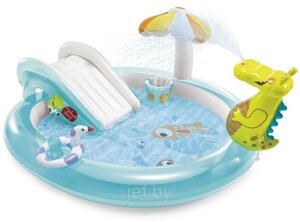 Надувной игровой центр Крокодил 201х170х84 см INTEX 57165NP