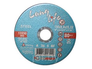 Круг отрезной 125х1.6x22.2 мм для металла Long Life LUGAABRASIV LUGAABRASIV 4603347215890