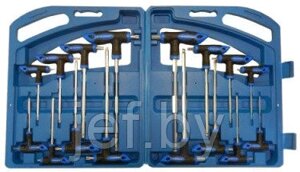Набор ключей Т-образных TORX RF-5166B 16 предметов ROCKFORCE RF-5166B