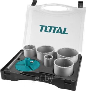 Набор коронок c твердосплавным напылением (7 предметов) TOTAL TACSH2071